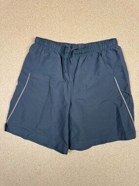 Nike Men's Challenger Running Shorts Gray Size Small S Reflective Brief Liner